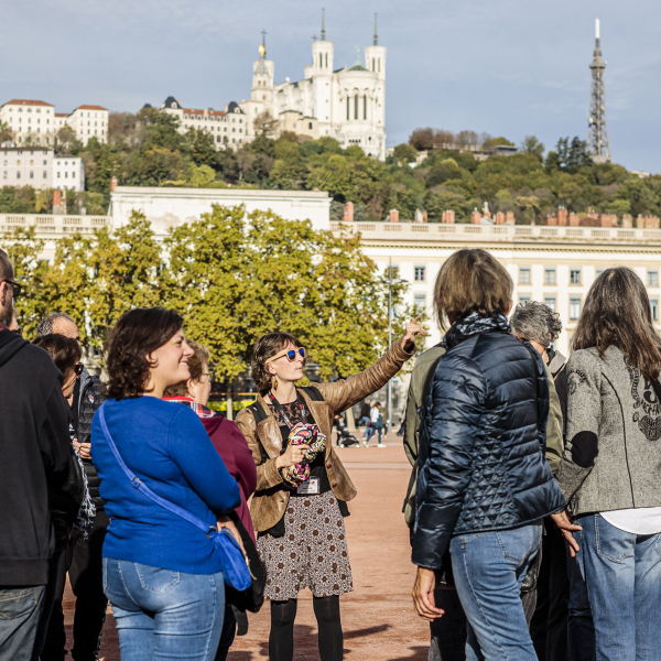 Brice Robert - Visite guidée place Bellecour