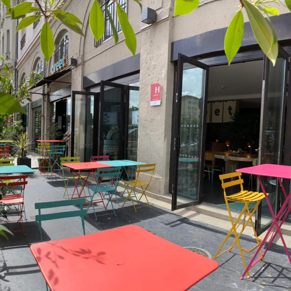 Terrasse du Greet Hôtel Lyon Confluence